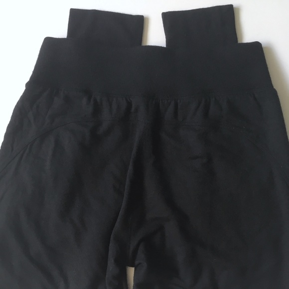 Athleta Joggers Very Soft Knit Woman XS Black Side Pockets - Picture 6 of 11